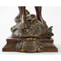 Statue Bronze patiné Moreau XIXème - Galerie Camille Barsac - Zahra Luxury