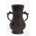 Vase en bronze de Chine - Galerie Camille Barsac - Zahra Luxury