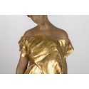 Statue de femme en terre-cuite Goldscheider - Galerie Camille Barsac - Zahra Luxury