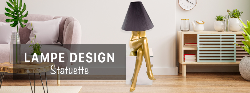 Statuette Lampe design zahra luxury